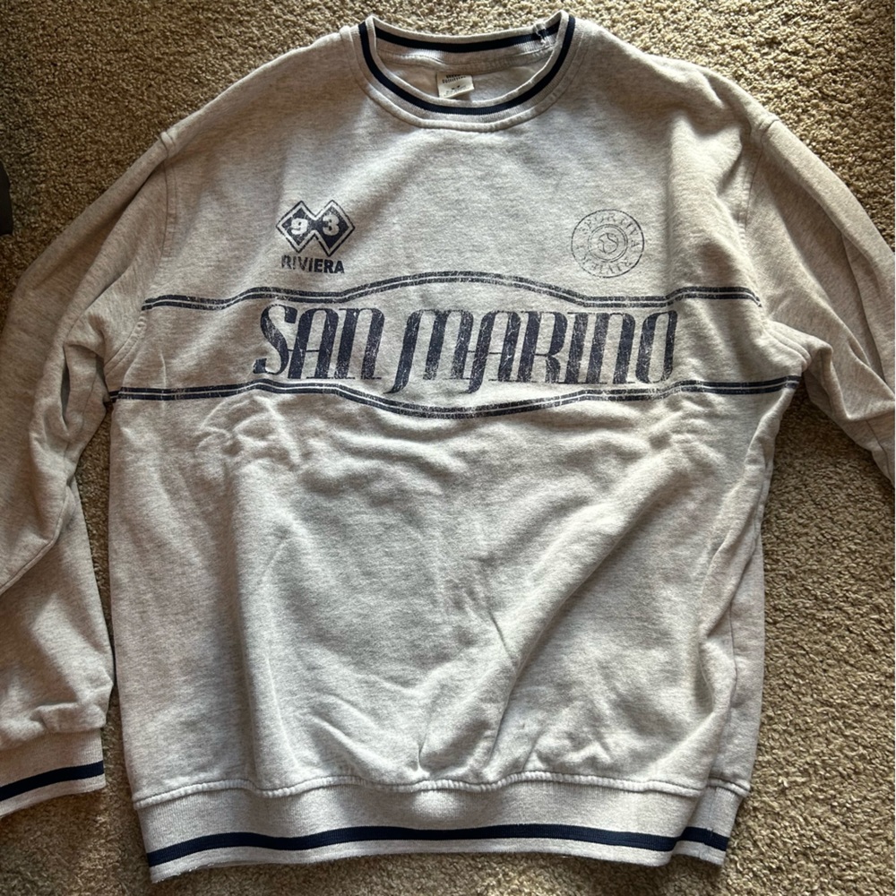 Urban Outfitters Gray San Marino Sweatshirt nwot